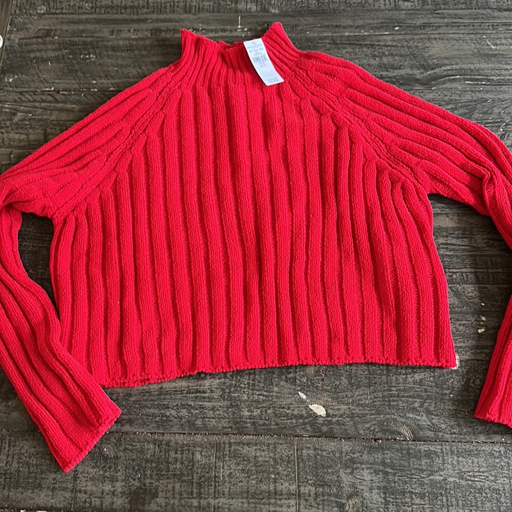 ❤️NWT Am Eagle Mock Turtleneck Chenille Super Soft Sweater ❤️